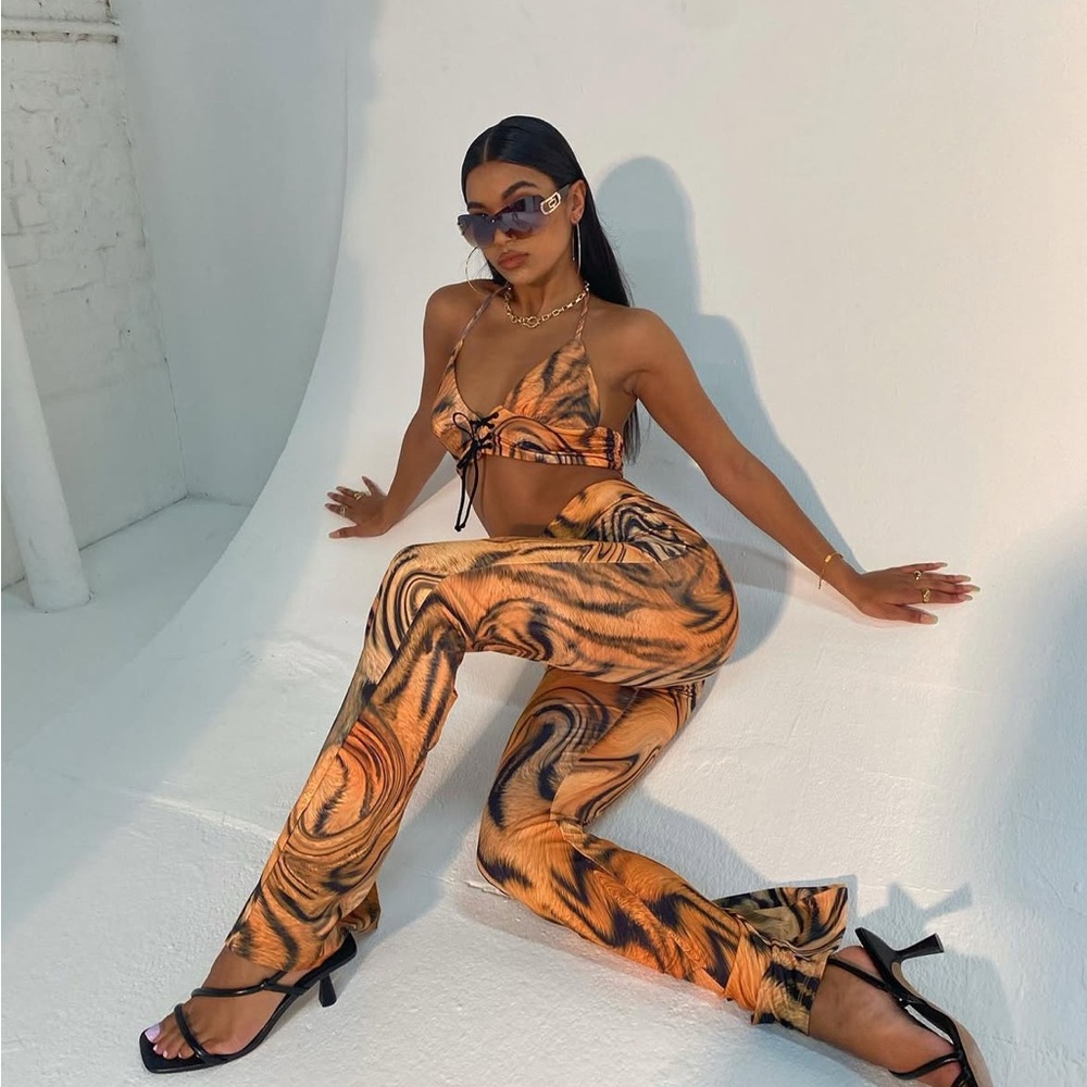 Jaded London tiger 2 piece set Women's Jumpsuit